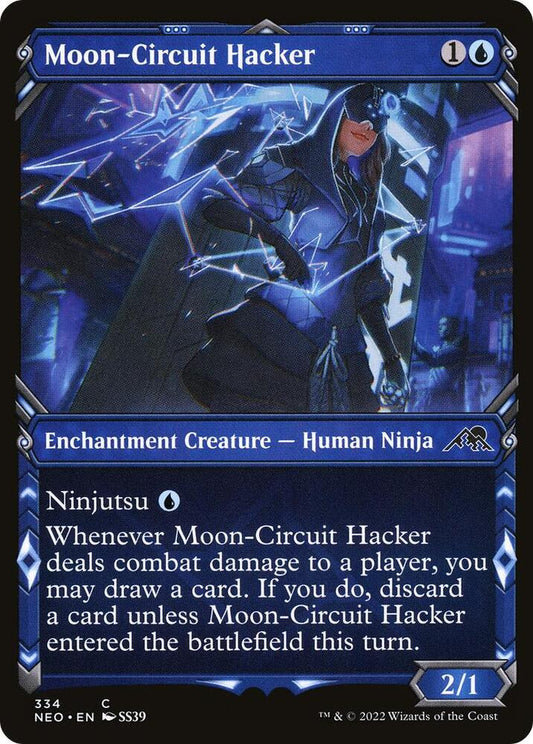 Moon-Circuit Hacker (Showcase) - Kamigawa: Neon Dynasty - 334 - Foil