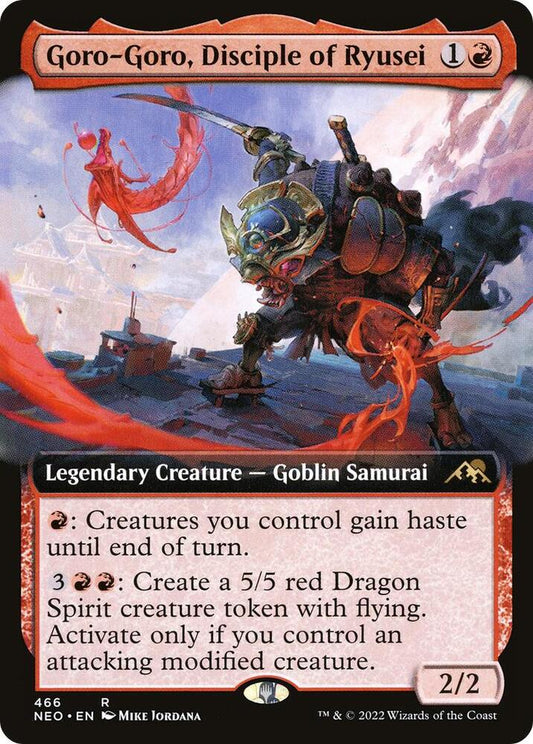 Goro-Goro, Disciple of Ryusei (Extended Art) - Kamigawa: Neon Dynasty - 466 - Normal