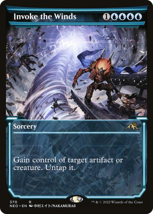 Invoke the Winds (Showcase) - Kamigawa: Neon Dynasty - 370 - Foil