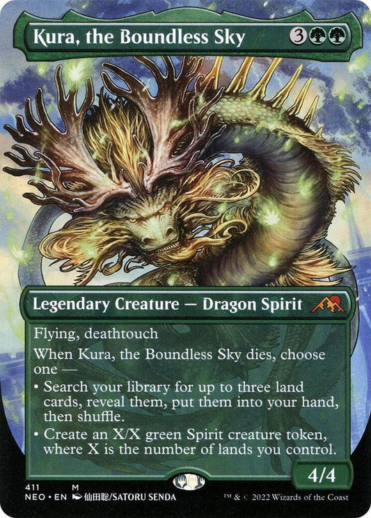 Kura, the Boundless Sky (Borderless) - Kamigawa: Neon Dynasty - 411 - Normal