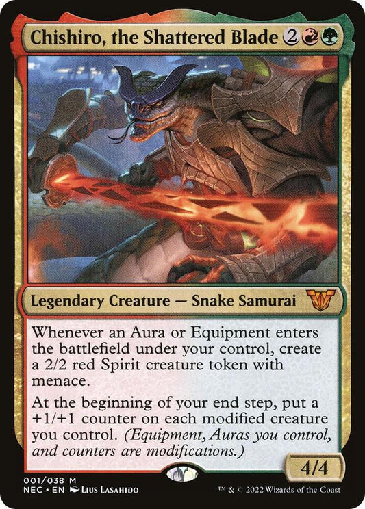 Chishiro, the Shattered Blade - Commander: Kamigawa: Neon Dynasty - 1 - Normal
