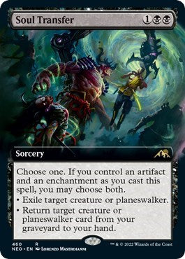 Soul Transfer (Extended Art) - Kamigawa: Neon Dynasty - 460