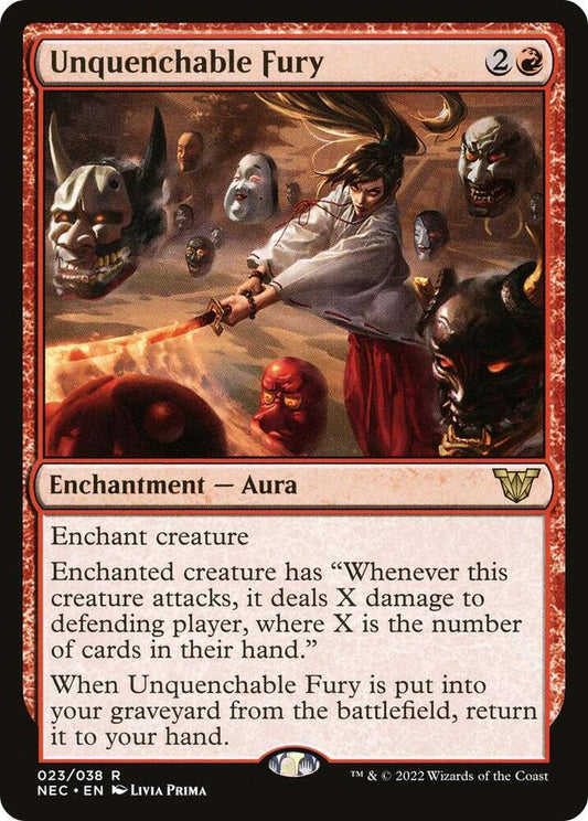 Unquenchable Fury - Commander: Kamigawa: Neon Dynasty - 23 - Normal