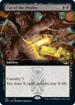 Cut of the Profits (Extended Art) - Streets of New Capenna - 419