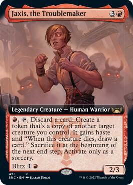 Jaxis, the Troublemaker (Extended Art) - Streets of New Capenna - 425 - Normal