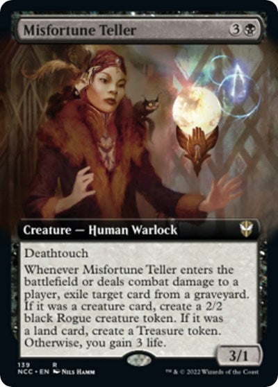 Misfortune Teller (Extended Art) - Commander: Streets of New Capenna - 139