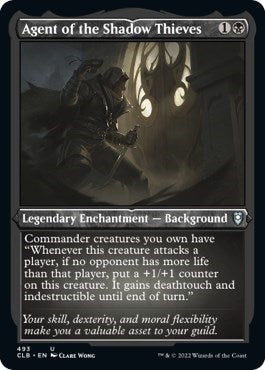 Agent of the Shadow Thieves (Foil Etched) - Commander Legends: Battle for Baldur's Gate - 493