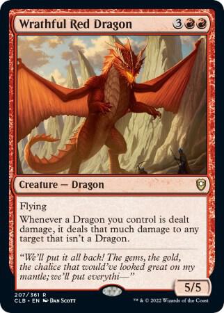Wrathful Red Dragon - Commander Legends: Battle for Baldur's Gate - 207 - Normal