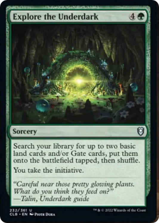 Explore the Underdark - Commander Legends: Battle for Baldur's Gate - 232 - Foil