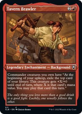 Tavern Brawler (Foil Etched) - Commander Legends: Battle for Baldur's Gate - 511 - Foil