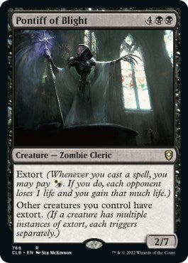 Pontiff of Blight - Commander Legends: Battle for Baldur's Gate - 768