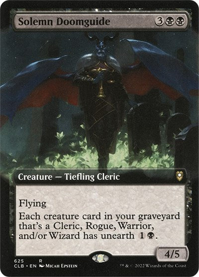 Solemn Doomguide (Extended Art) - Commander Legends: Battle for Baldur's Gate - 625
