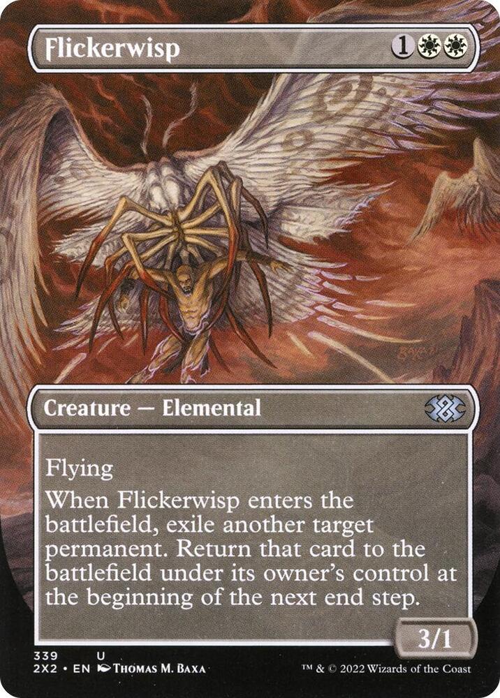 Flickerwisp (Borderless) - Double Masters 2022 - 339 - Foil