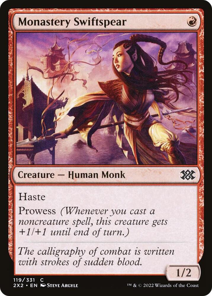 Monastery Swiftspear - Double Masters 2022 - 119 - Normal