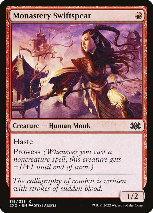Monastery Swiftspear - Double Masters 2022 - 119 - Foil