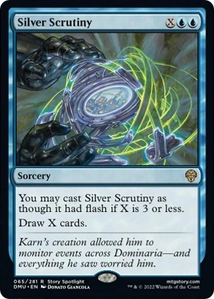 Silver Scrutiny - Dominaria United - 65 - Normal