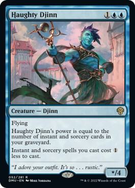 Haughty Djinn - Dominaria United - 52 - Normal