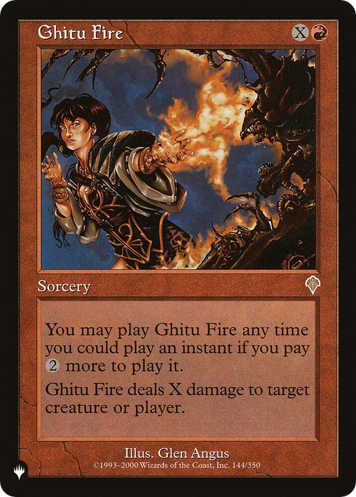 Ghitu Fire - The List Reprints - 144/350 - Normal
