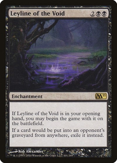 Leyline of the Void - Magic 2011 (M11) - 101