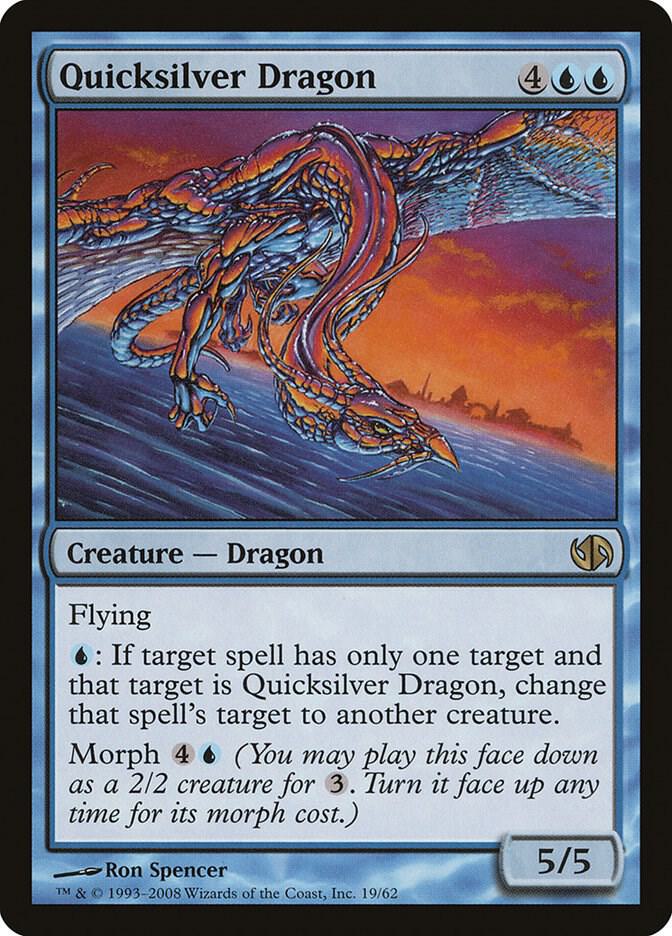 Quicksilver Dragon - Duel Decks: Jace vs. Chandra - 19 - Normal