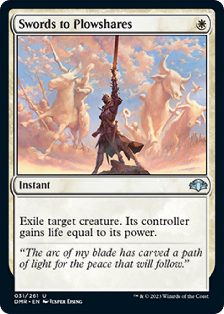 Swords to Plowshares - Dominaria Remastered - 31 - Normal