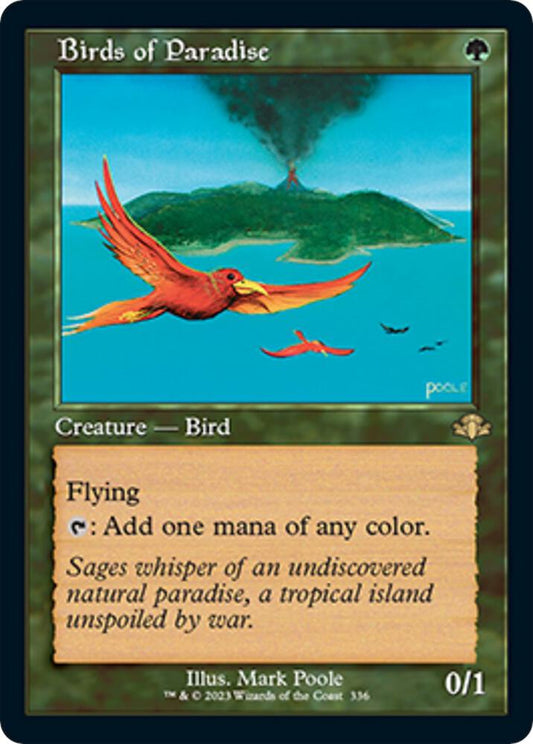 Birds of Paradise (Retro Frame) - Dominaria Remastered - 336 - Normal