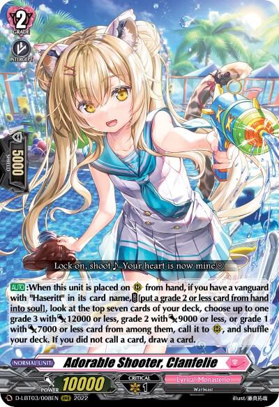 Adorable Shooter, Clanfelie (RRR)
