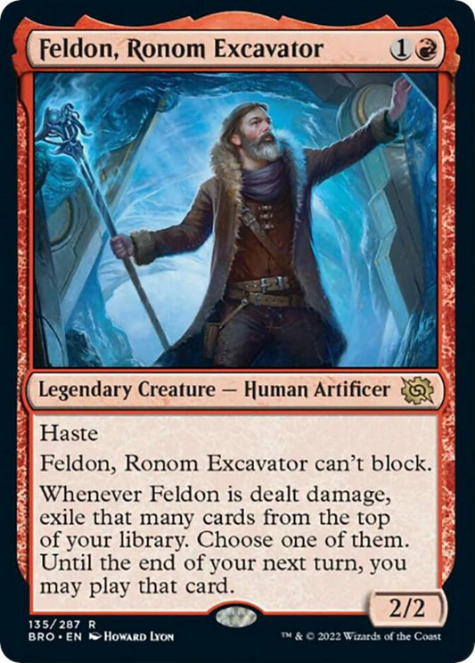 Feldon, Ronom Excavator - The Brothers' War - 135 - Foil