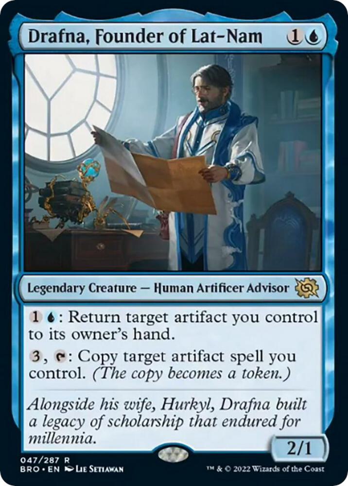 Drafna, Founder of Lat-Nam - The Brothers' War - 47 - Foil