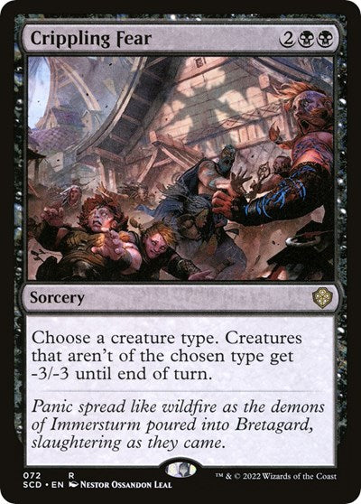 Crippling Fear - Starter Commander Decks - 72