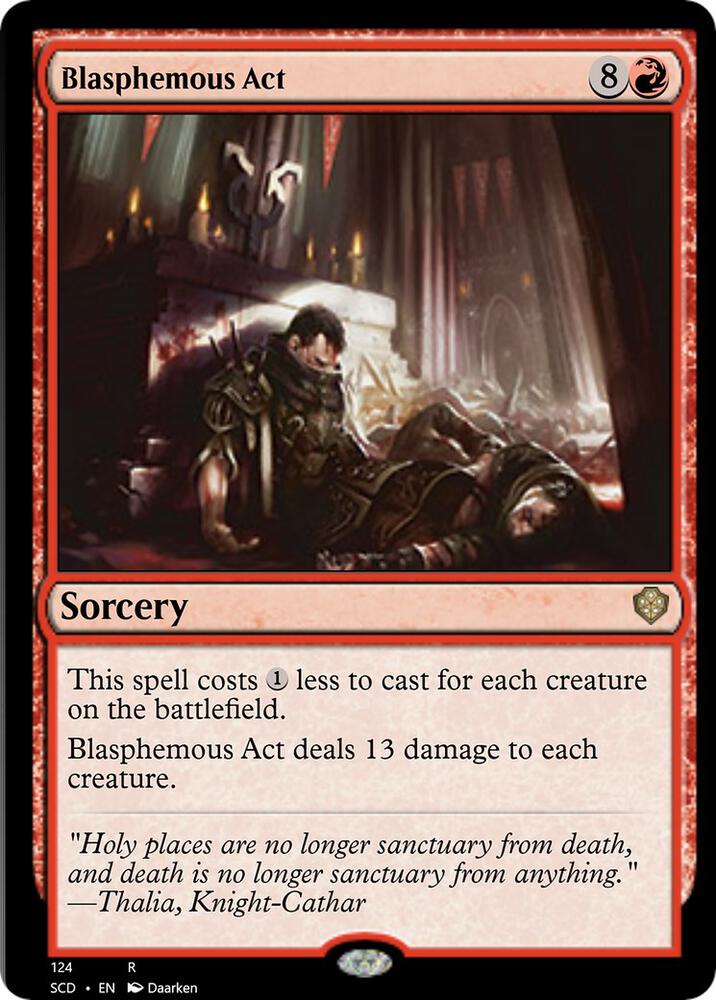 Blasphemous Act - Starter Commander Decks - 124 - Normal