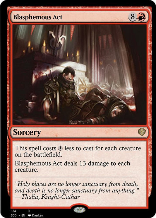Blasphemous Act - Starter Commander Decks - 124 - Normal