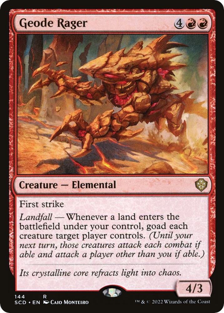 Geode Rager - Starter Commander Decks - 144 - Normal