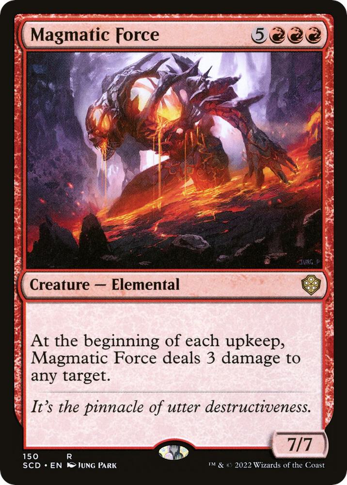 Magmatic Force - Starter Commander Decks - 150 - Normal