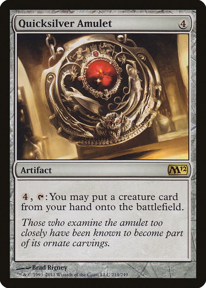 Quicksilver Amulet - Magic 2012 (M12) - 214 - Normal