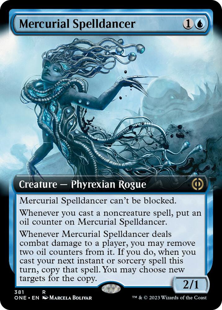 Mercurial Spelldancer (Extended Art) - Phyrexia: All Will Be One - 381 - Normal