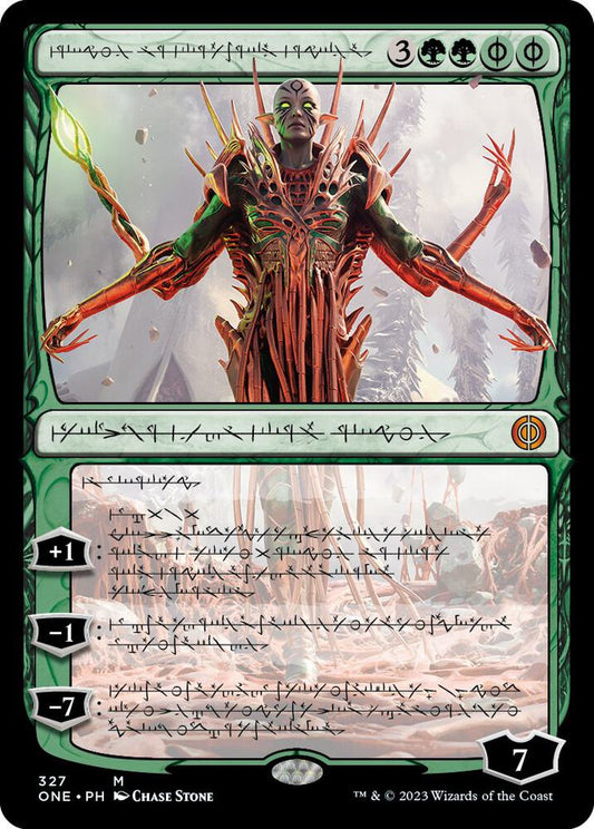 Nissa, Ascended Animist (Phyrexian) - Phyrexia: All Will Be One - 327 - Normal