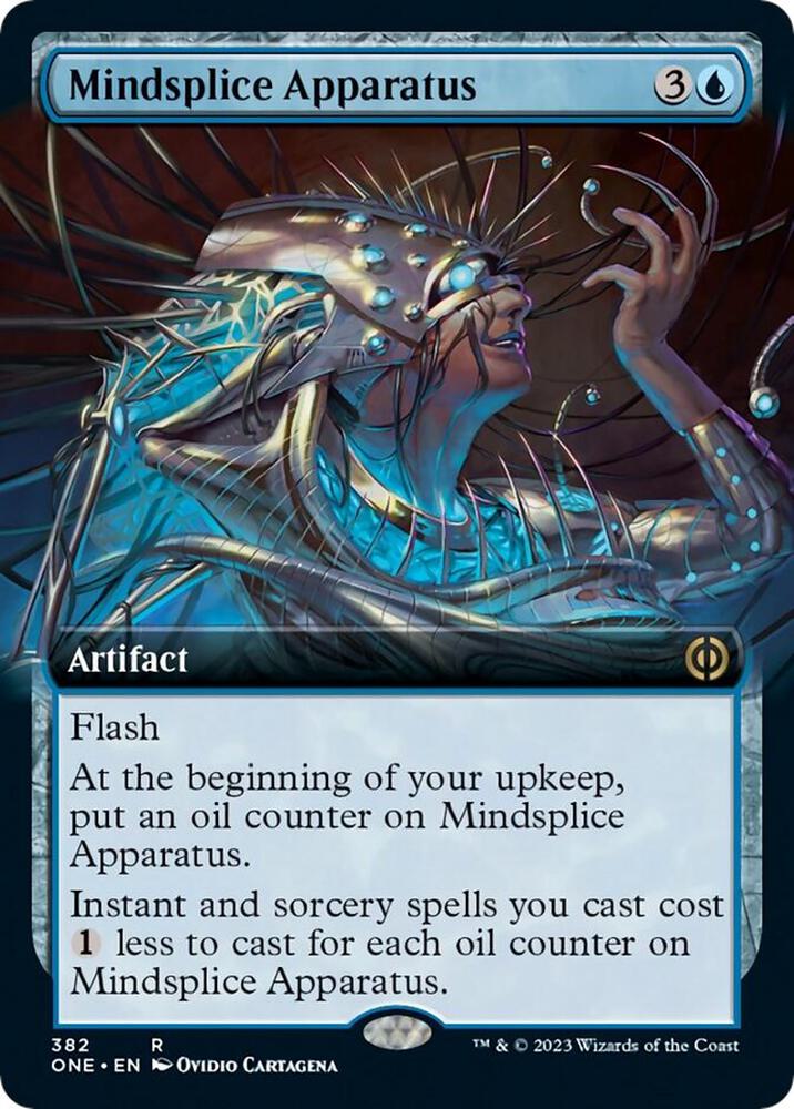 Mindsplice Apparatus (Extended Art) - Phyrexia: All Will Be One - 382 - Normal