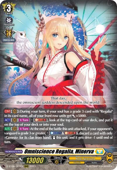Omniscience Regalia, Minerva (RRR)