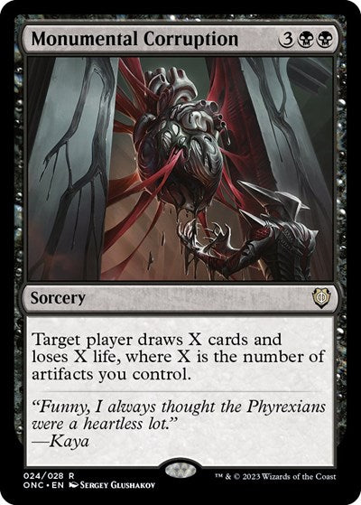 Monumental Corruption - Commander: Phyrexia: All Will Be One - 24