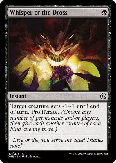 Whisper of the Dross - Phyrexia: All Will Be One - 117 - Foil