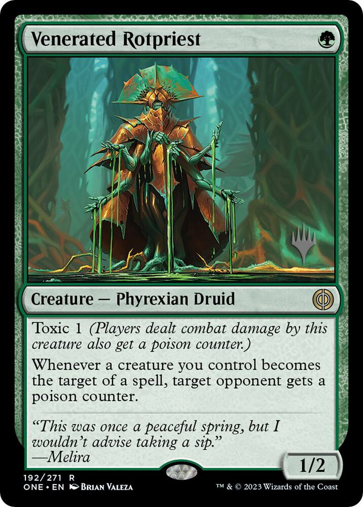 Venerated Rotpriest - Promo Pack: Phyrexia: All Will Be One - 192 - Normal