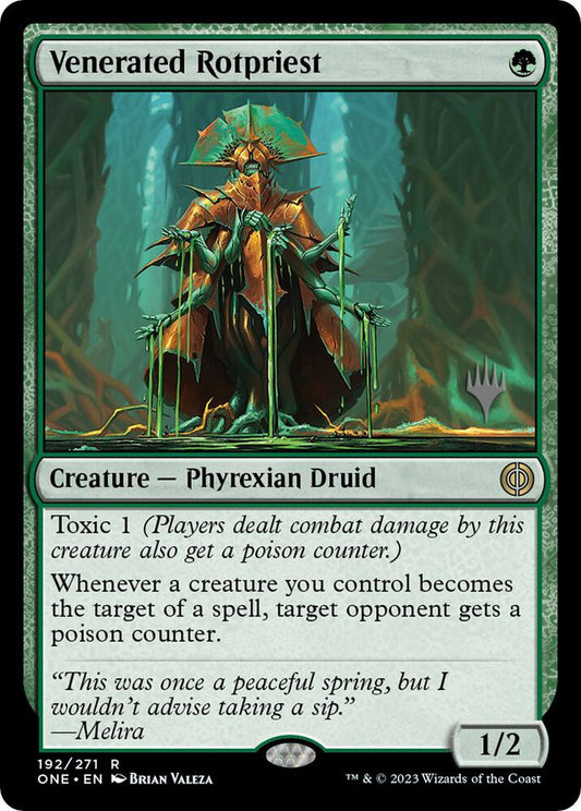 Venerated Rotpriest - Promo Pack: Phyrexia: All Will Be One - 192 - Normal