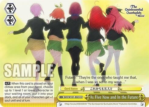 As Five Now and In the Future (5HY/W101-E023 CC) [The Quintessential Quintuplets Movie]