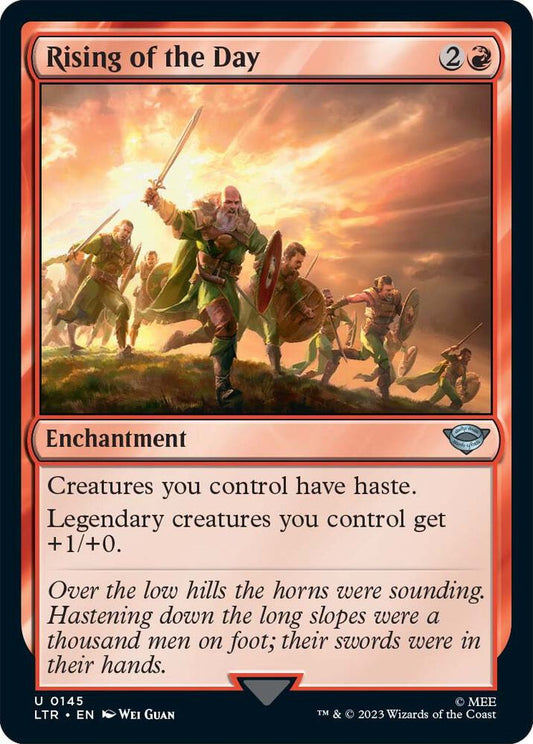 Rising of the Day - Universes Beyond: The Lord of the Rings: Tales of Middle-earth - 145 - Foil