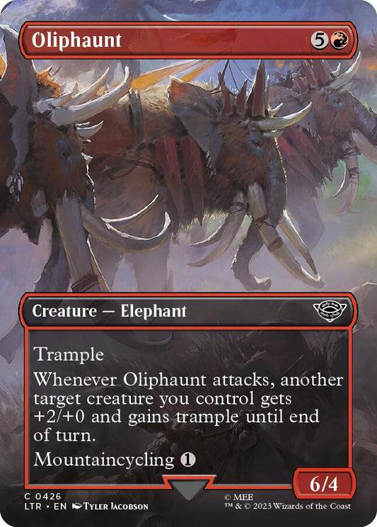 Oliphaunt (Borderless) - Universes Beyond: The Lord of the Rings: Tales of Middle-earth - 426 - Foil