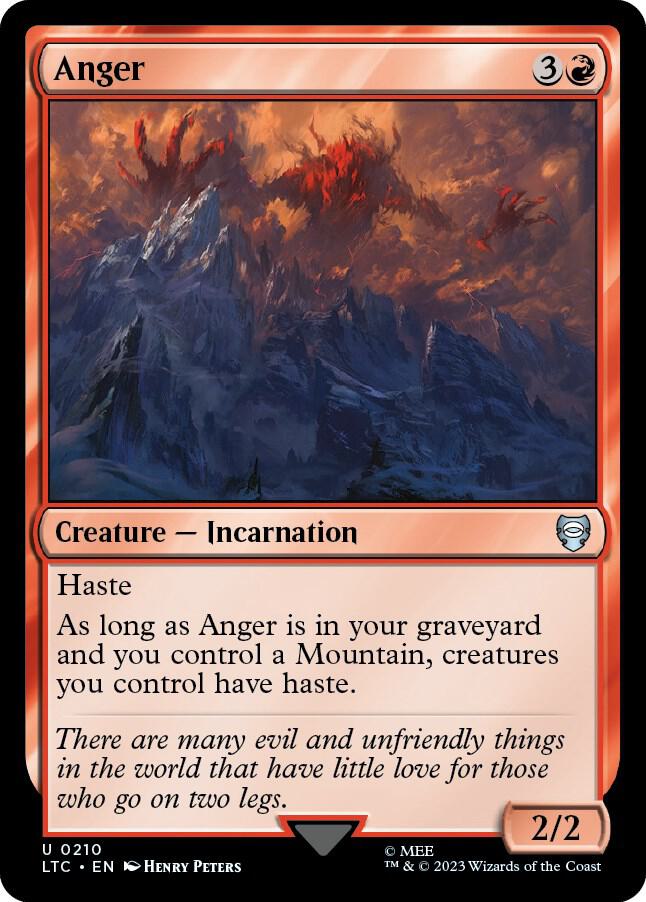 Anger - Commander: The Lord of the Rings: Tales of Middle-earth - 210 - Normal