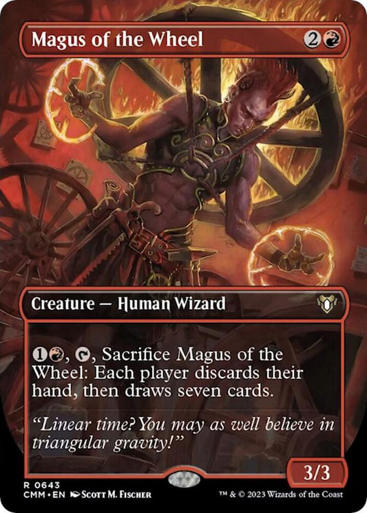 Magus of the Wheel (Borderless) - Commander Masters - 643 - Foil