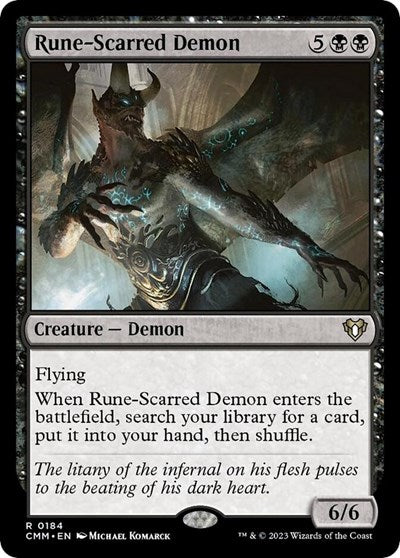 Rune-Scarred Demon - Commander Masters - 184