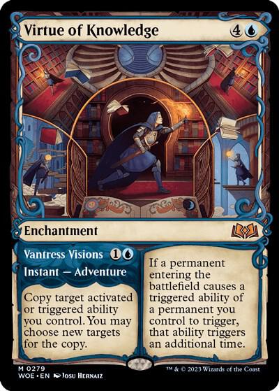 Virtue of Knowledge (Showcase) - Wilds of Eldraine - 279 - Foil